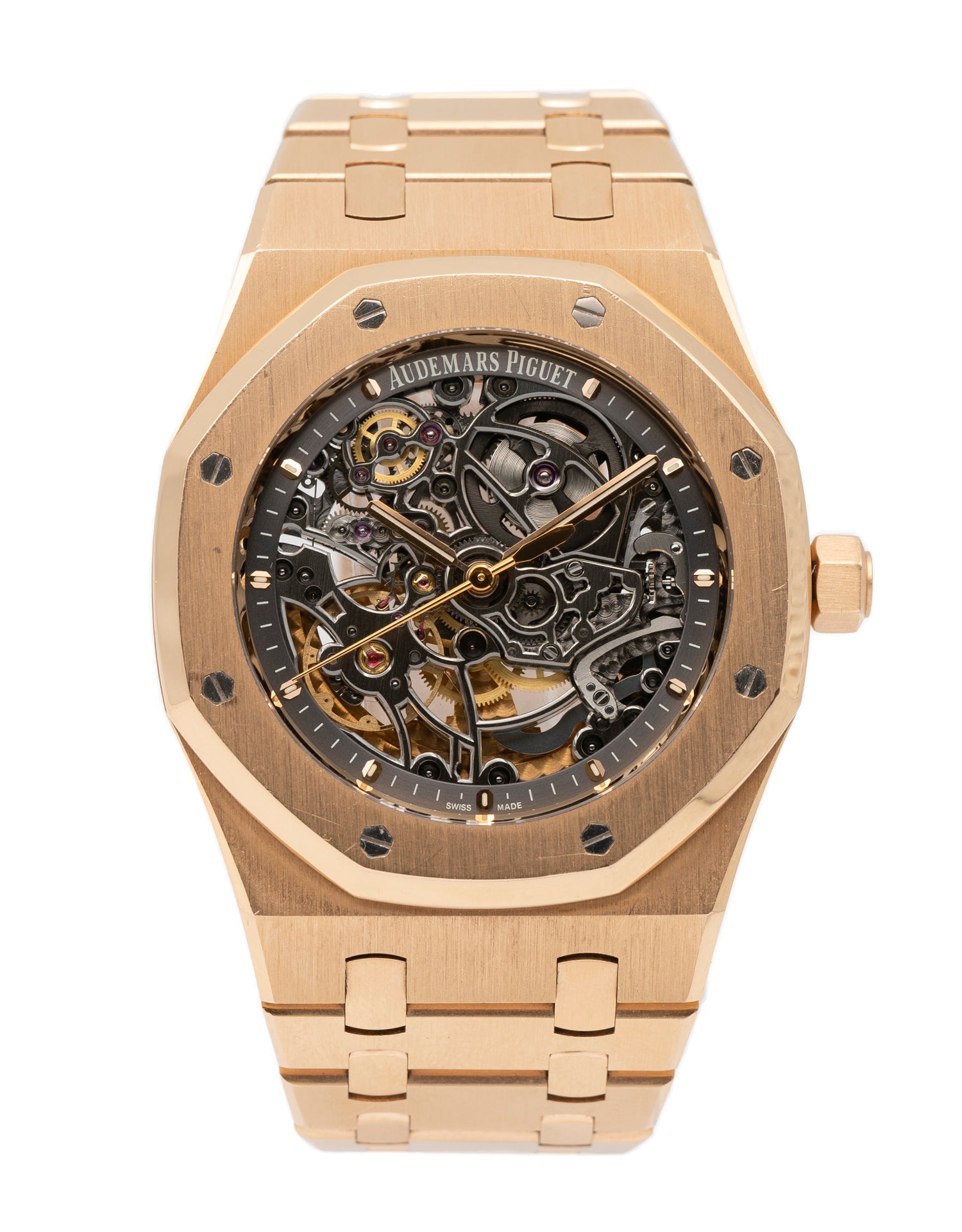 Audemar piguet skeleton gold hot sale