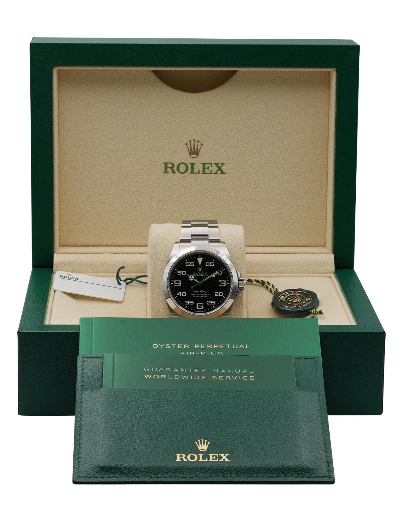 Rolex Air King Automatic Black Dial