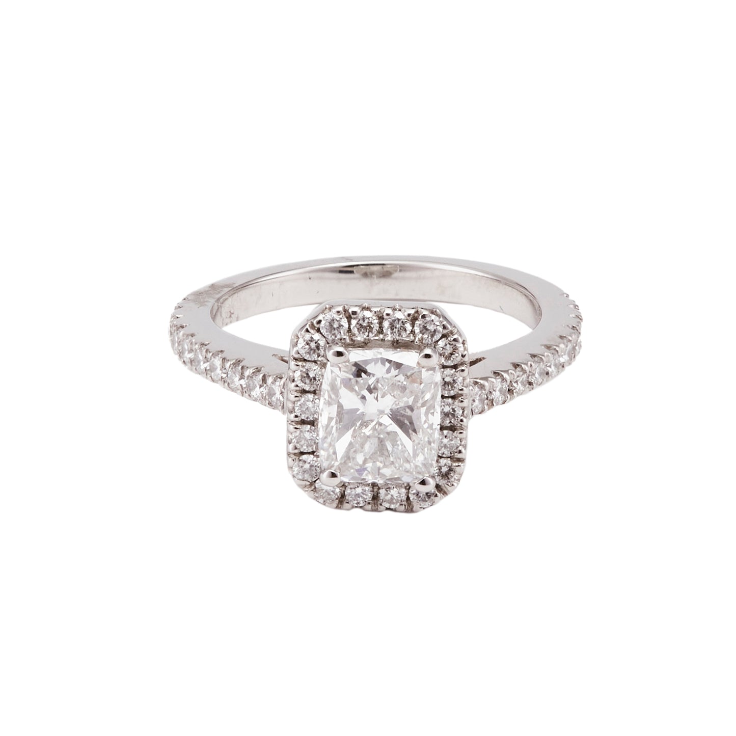 Cushion Cut Diamond Ring