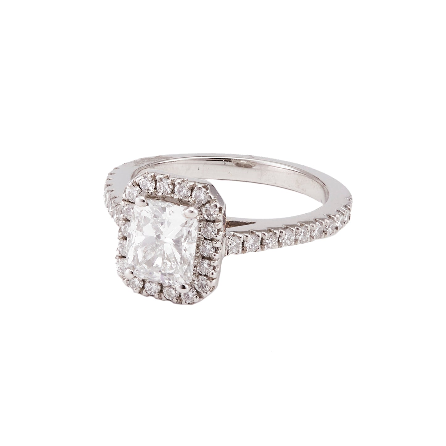 Cushion Cut Diamond Ring