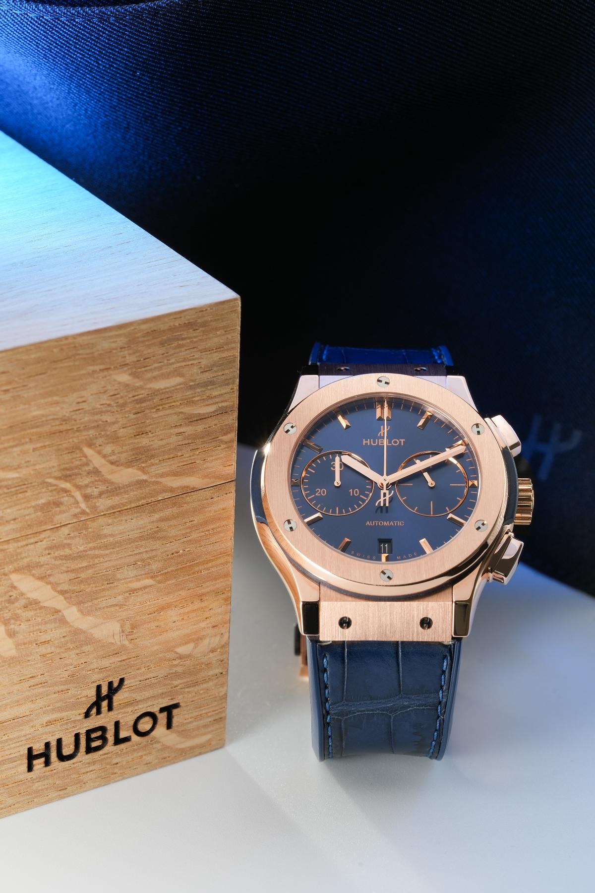Hublot Classic Fusion Blue Chronograph