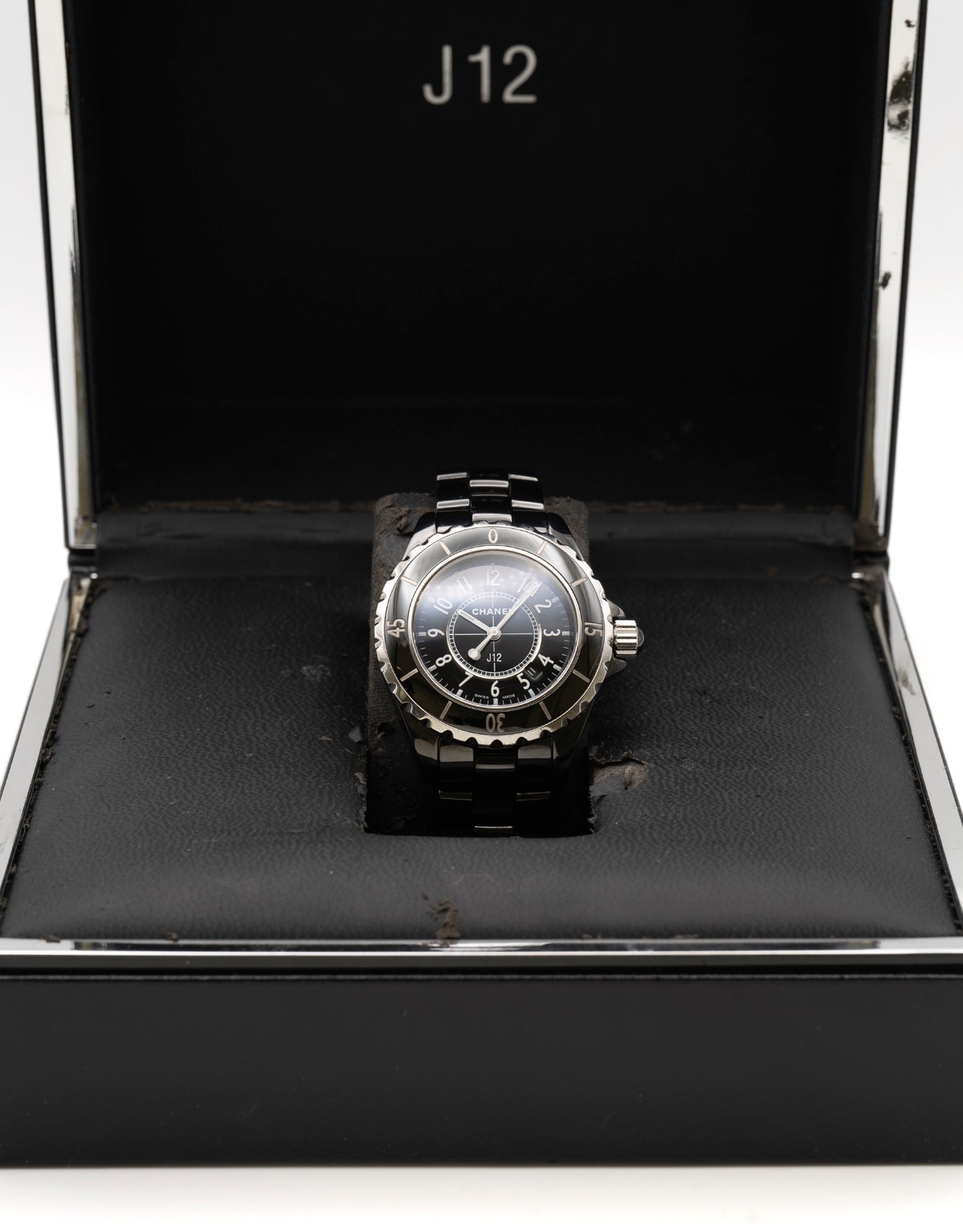 Chanel j12 watch black best sale