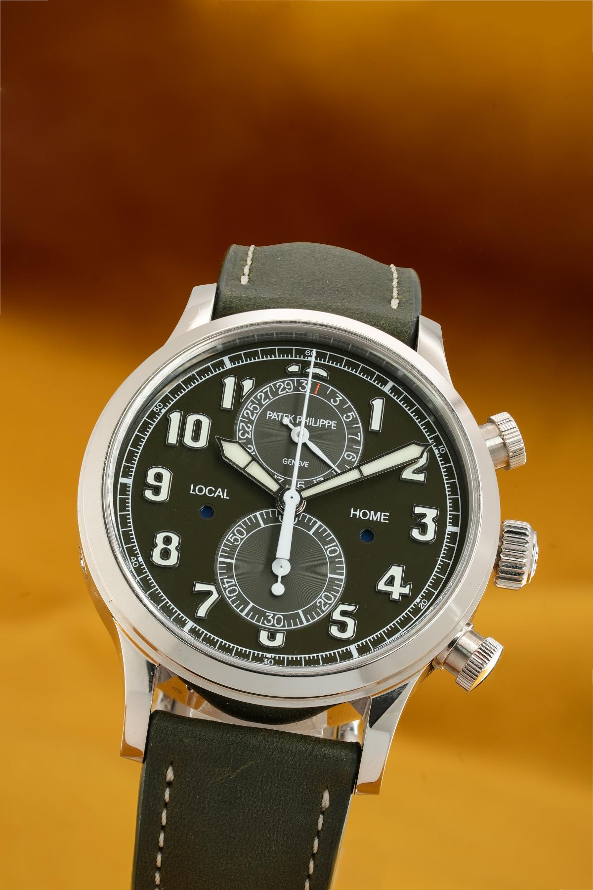 Patek Philippe Calatrava Pilot Travel Time Chronograph