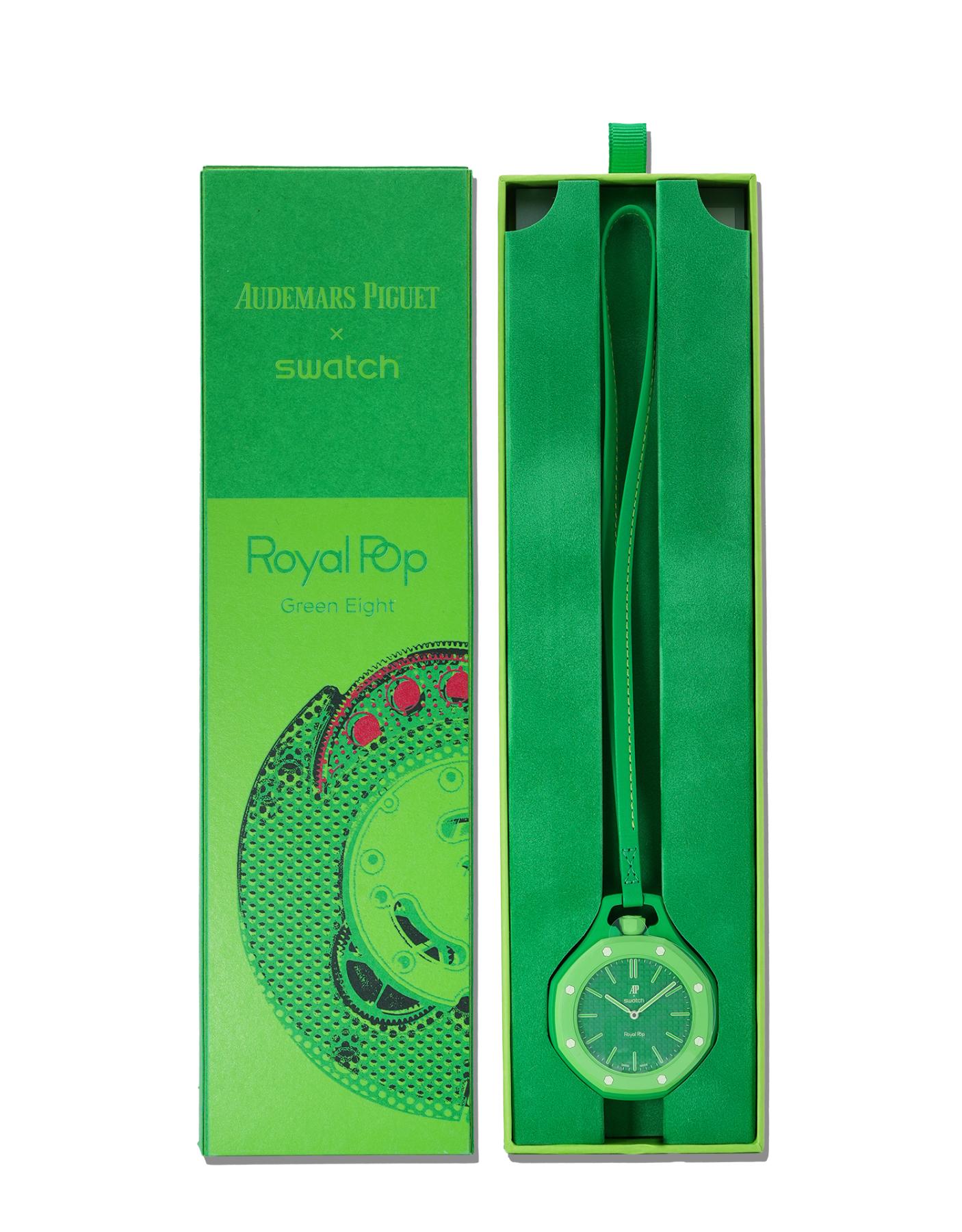 AP x Swatch RoyalPop Green Eight