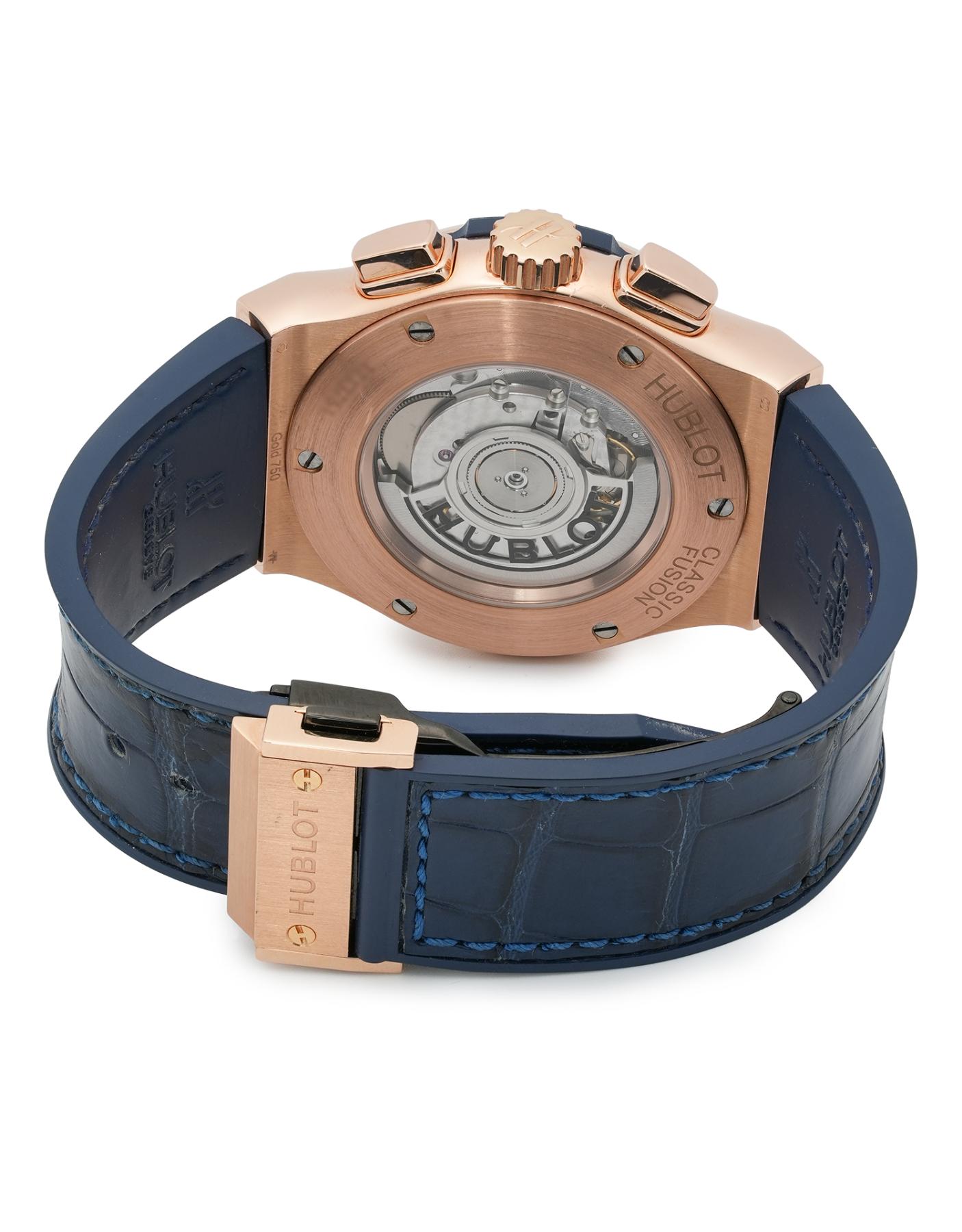 Hublot Classic Fusion Blue Chronograph