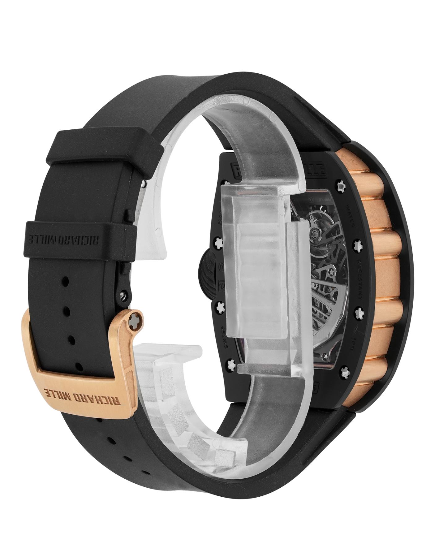 N/A Richard Mille Richard Mille RM72-01 Automatic Winding Lifestyle Flyback Chronograph - Ceramic TPT/Rose Gold