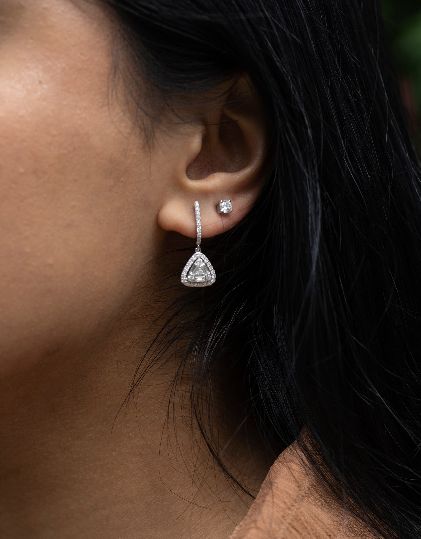 Diamond Trilogy Earrings