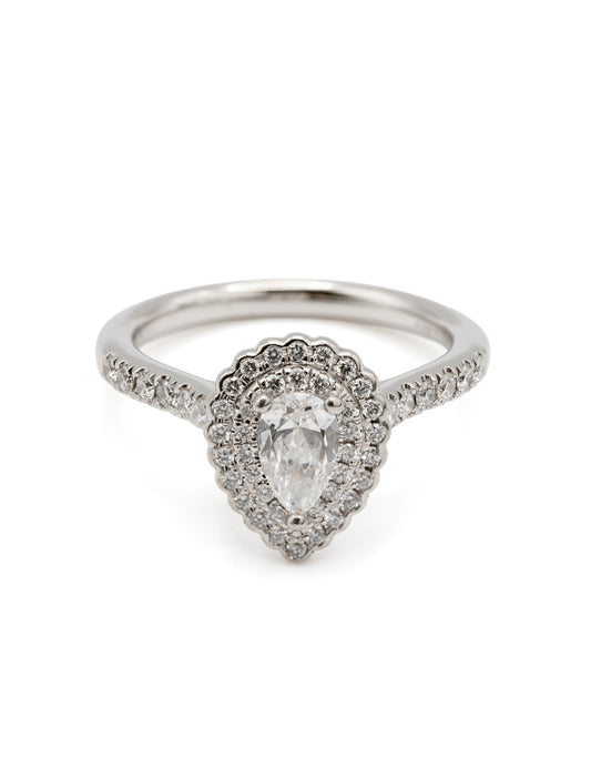 Pear Diamond Ring