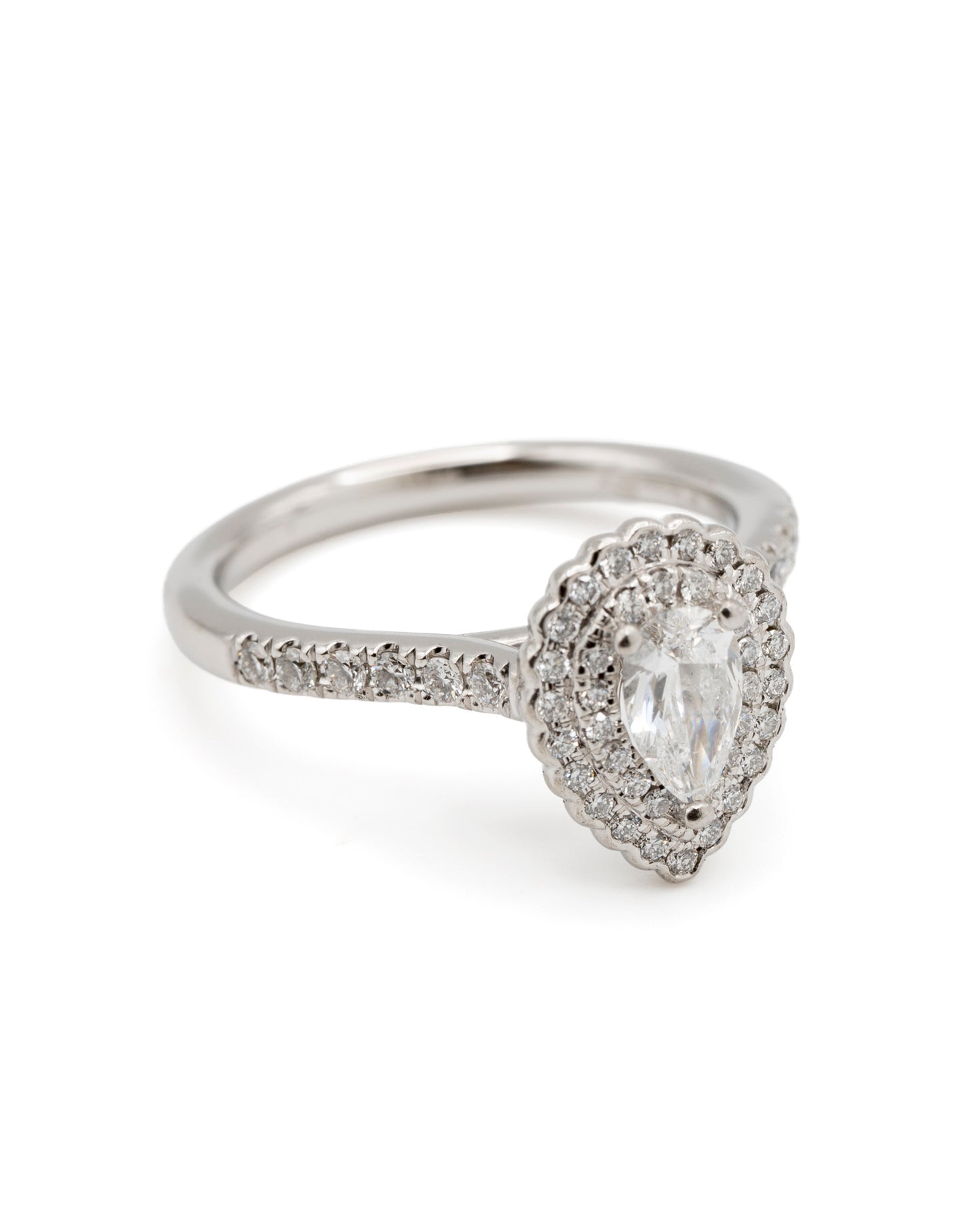 Pear Diamond Ring