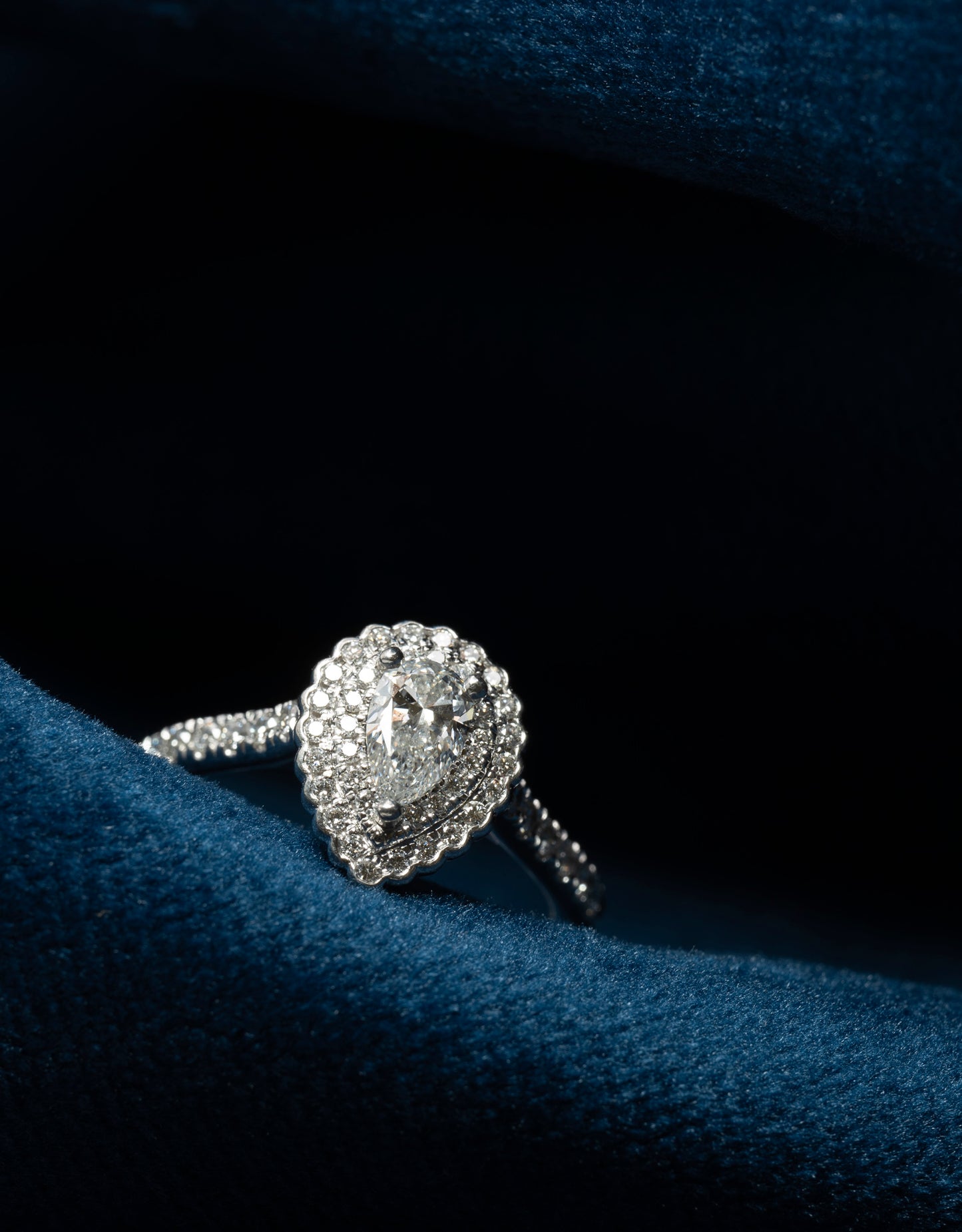 Pear Diamond Ring