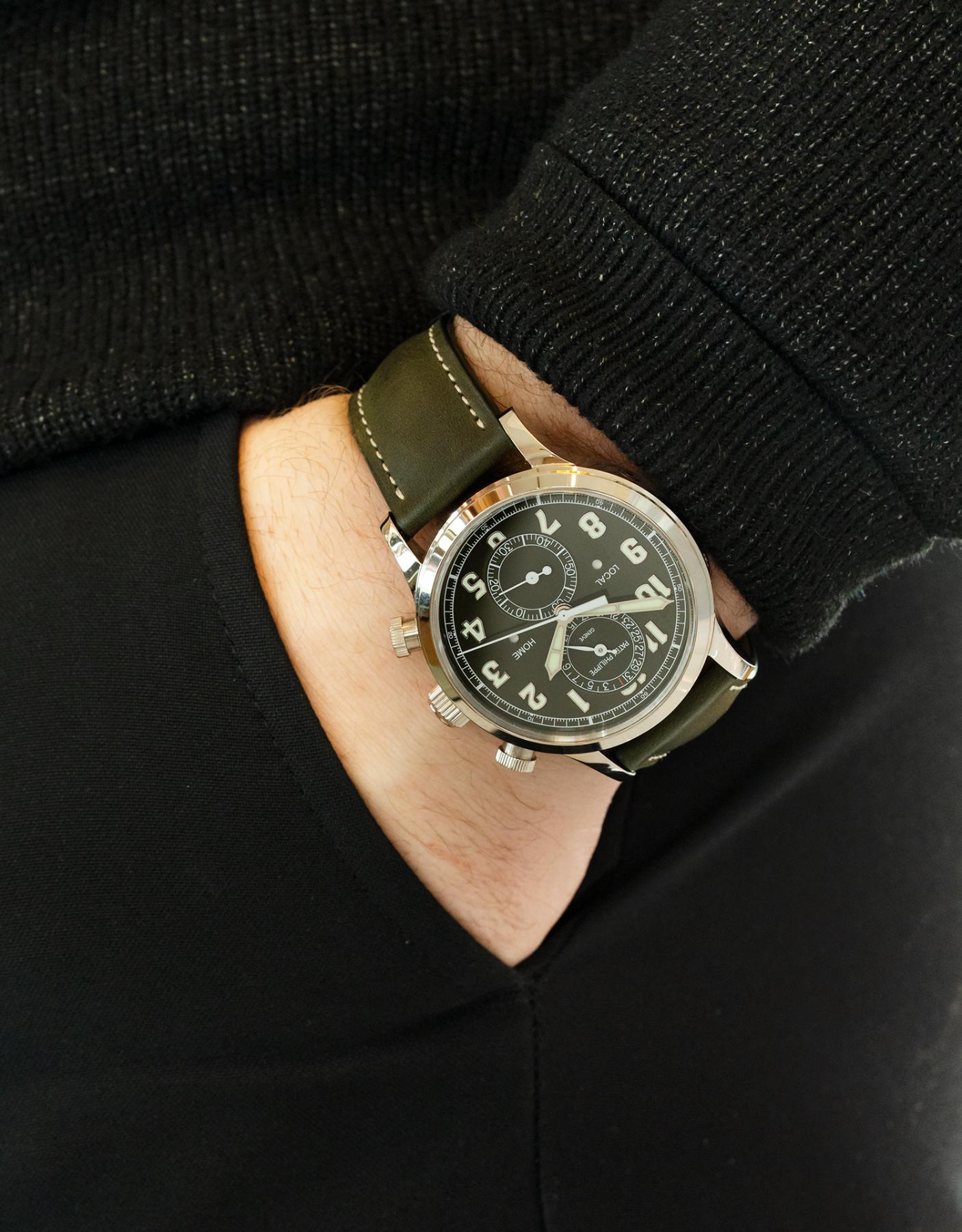 Patek Philippe Calatrava Pilot Travel Time Chronograph