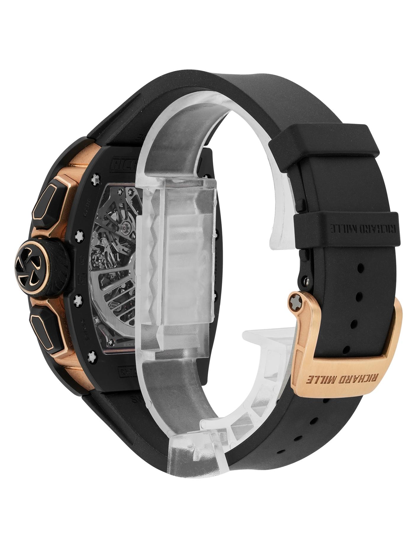 N/A Richard Mille Richard Mille RM72-01 Automatic Winding Lifestyle Flyback Chronograph - Ceramic TPT/Rose Gold