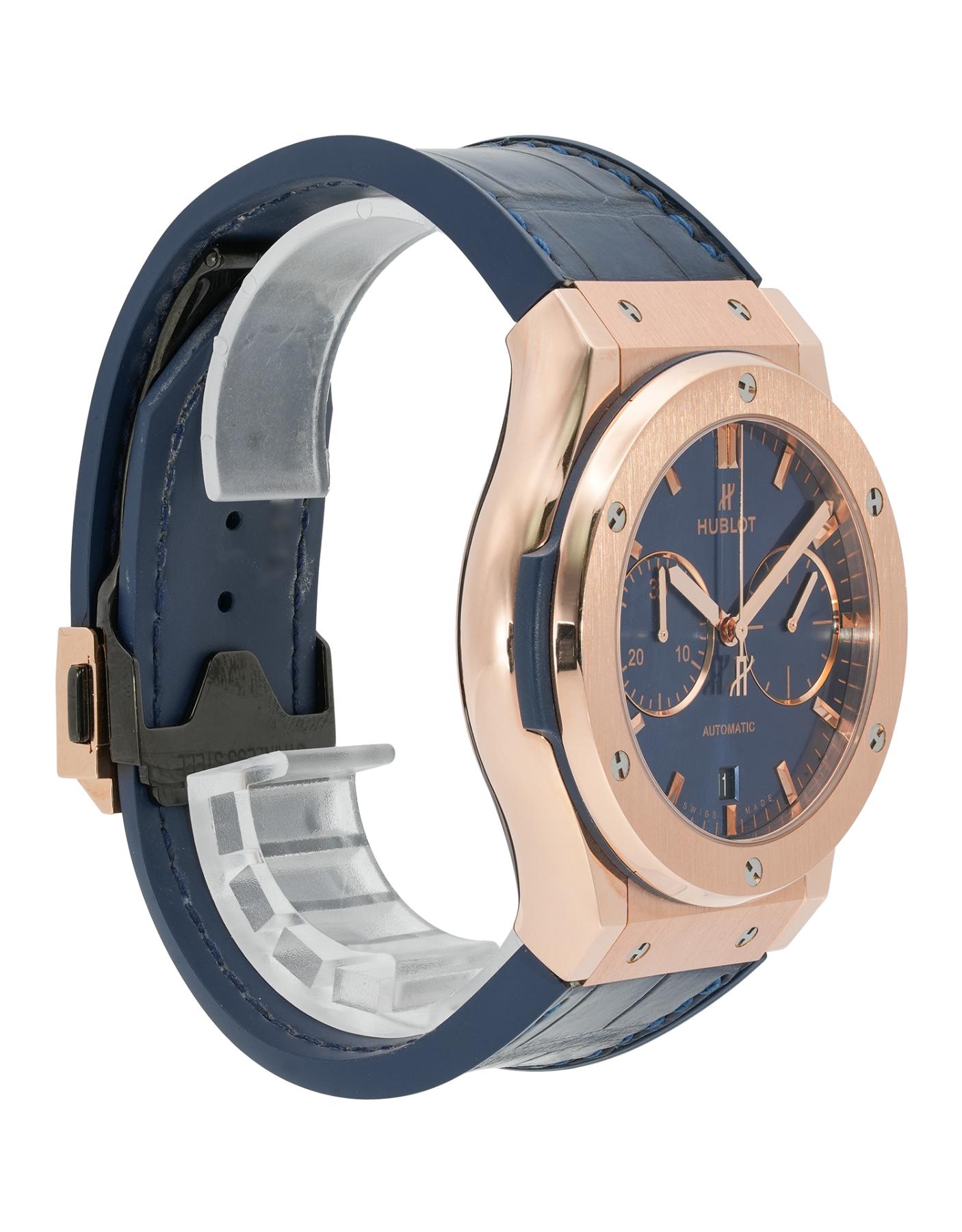 Hublot Classic Fusion Blue Chronograph