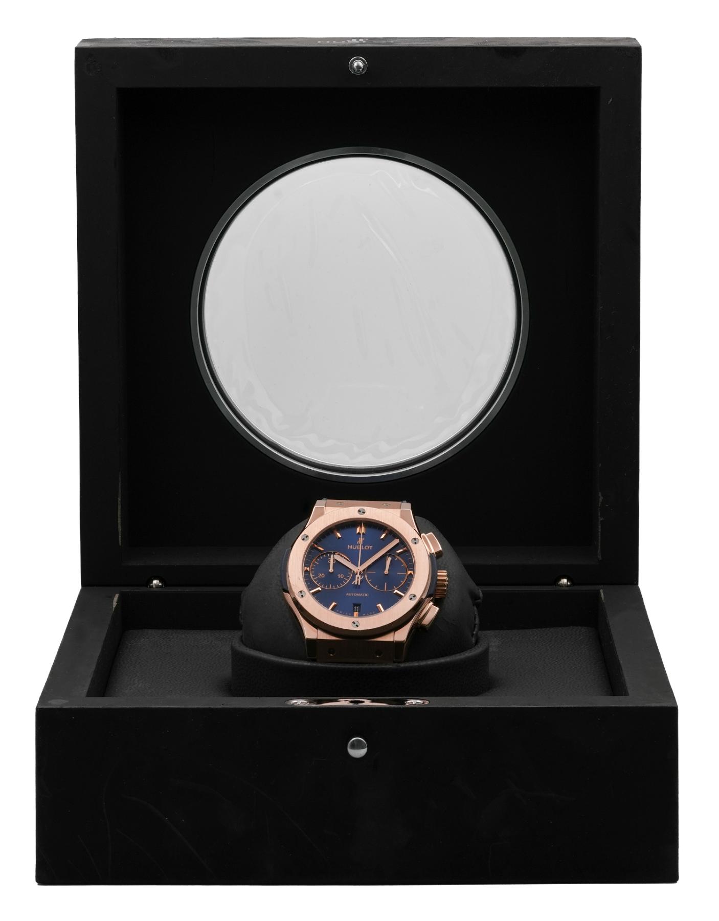 Hublot Classic Fusion Blue Chronograph